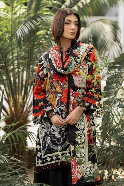 Gul Ahmed 3 Piece Unstitched Mehsuri Stripe Khaddar Suit K-52021