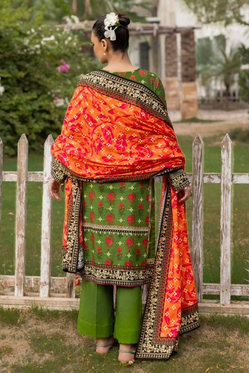 Gul Ahmed 3 Piece Unstitched Printed Khaddar Suit K-52027