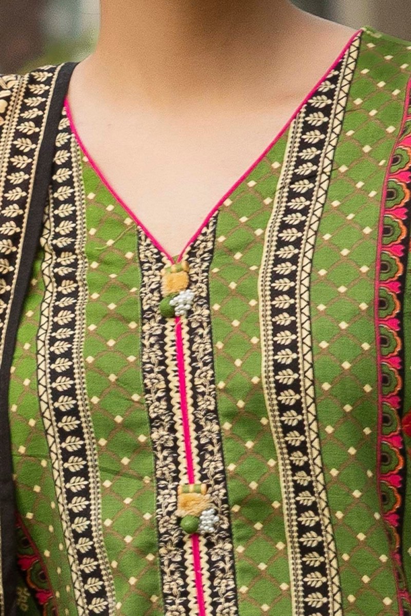 Gul Ahmed 3 Piece Unstitched Printed Khaddar Suit K-52027