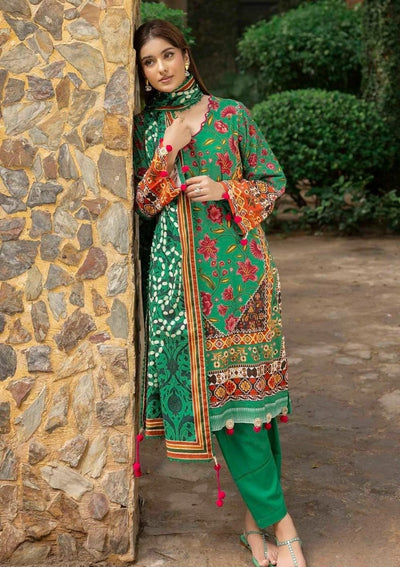Gul Ahmed 3 Piece Unstitched Printed Khaddar Suit K-52032