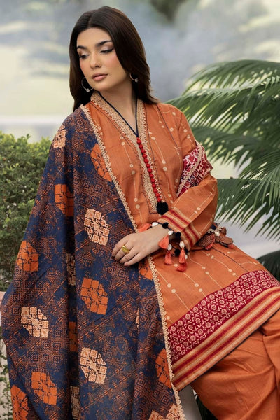 Gul Ahmed 3 Piece Unstitched Printed Khaddar Suit K-52038