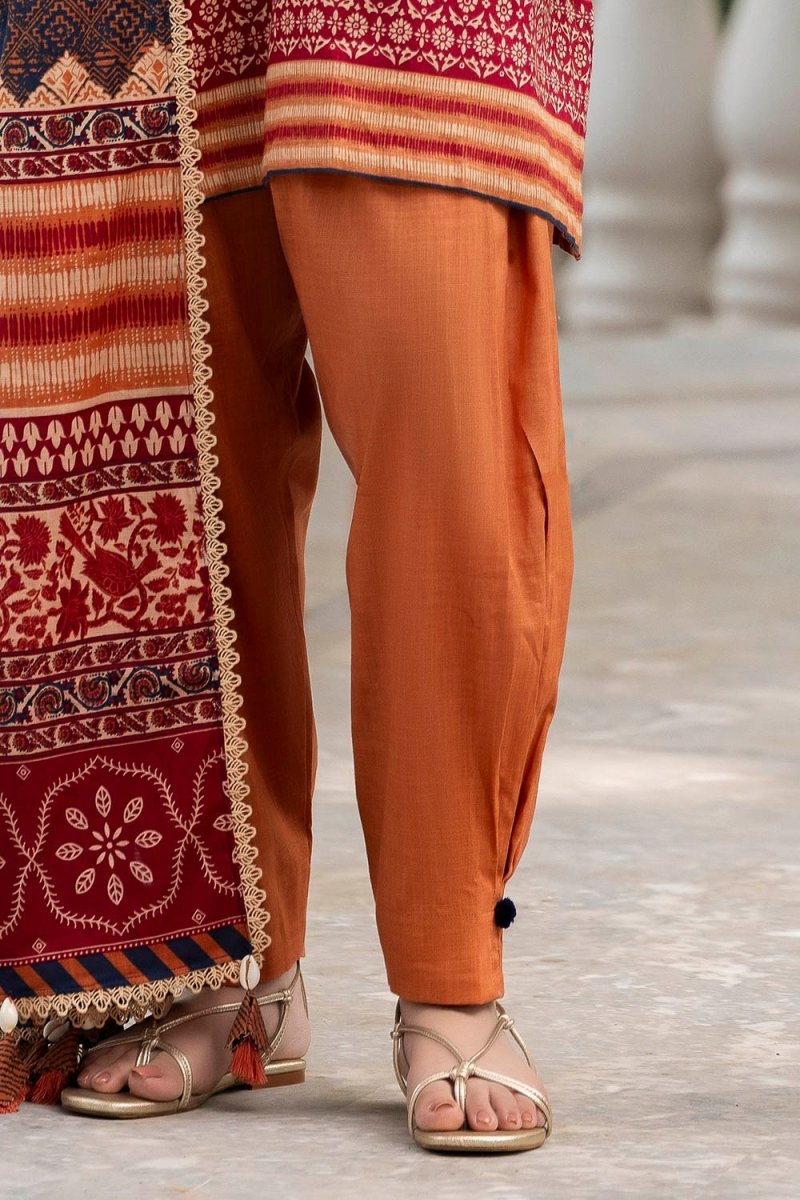 Gul Ahmed 3 Piece Unstitched Printed Khaddar Suit K-52038