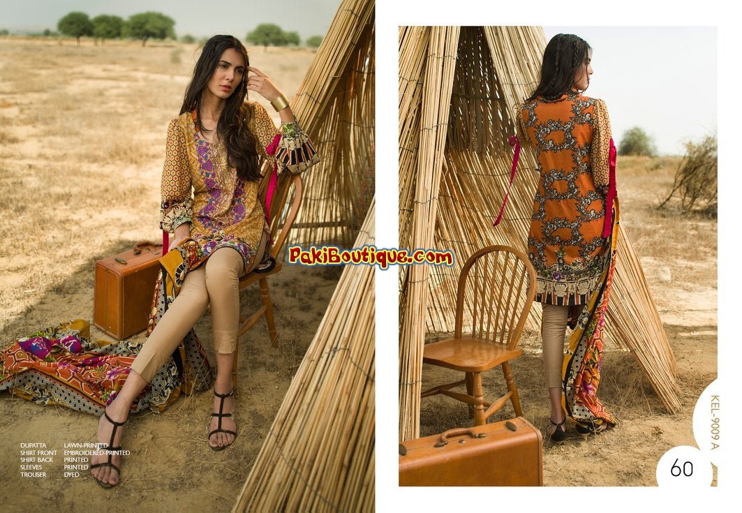 Lakhani Komal Lawn KEL-9009 A