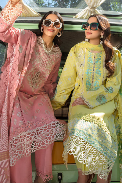 Rang Rasiya 3 Piece Unstitched Embroidered Festive Lawn Suit - KEYA