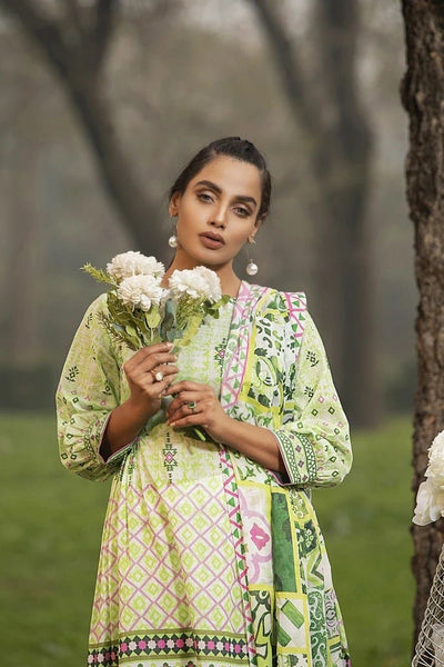 Lakhani Komal Prints 3 Piece Unstitched Printed Lawn Suit KP-2003-B