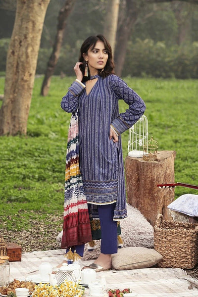 Lakhani Komal Prints 3 Piece Stitched Printed Lawn Suit LSM-2116