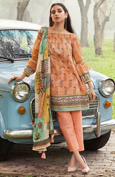 Lakhani Komal Prints 3 Piece Stitched Printed Lawn Suit LSM-2102