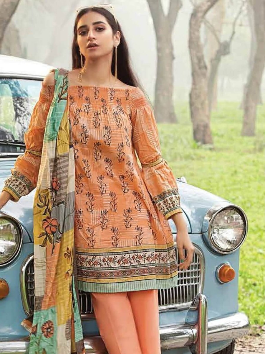 Lakhani Komal Prints 3 Piece Stitched Printed Lawn Suit LSM-2102