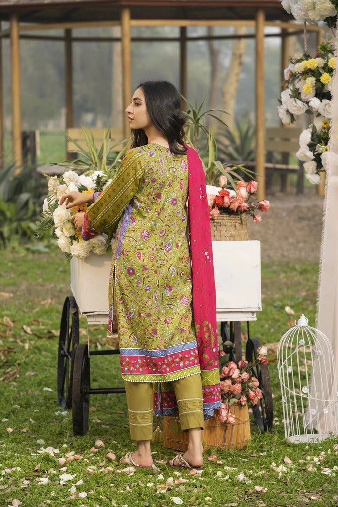 Lakhani Komal Prints 3 Piece Stitched Printed Lawn Suit LSM-2122