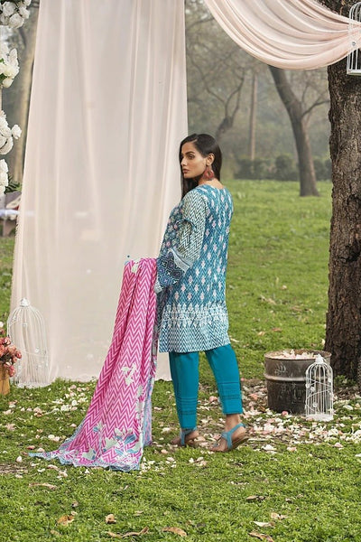 Lakhani Komal Prints 3 Piece Unstitched Printed Lawn Suit KP-2013-A