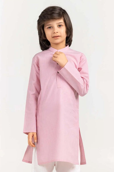 Gul Ahmed 1 PC Red Basic Kids Kurta KR-KPLN22-008