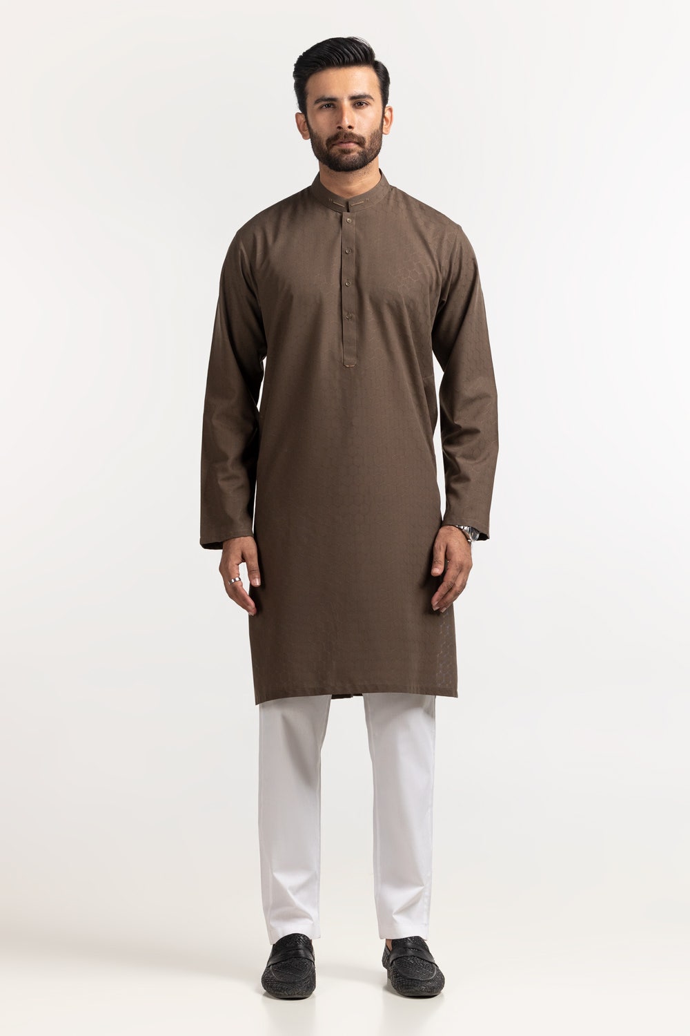 Gul Ahmed Ready to Wear Mud Styling Kurta KR-STY24-041