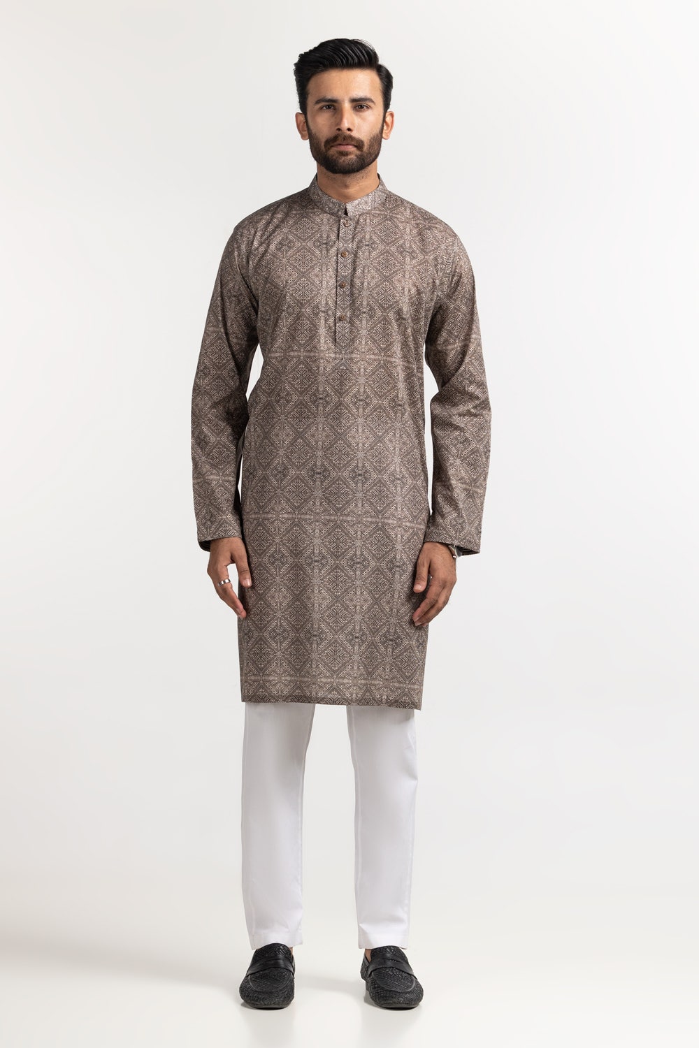 Gul Ahmed Ready to Wear Mud Styling Kurta KR-STY24-053