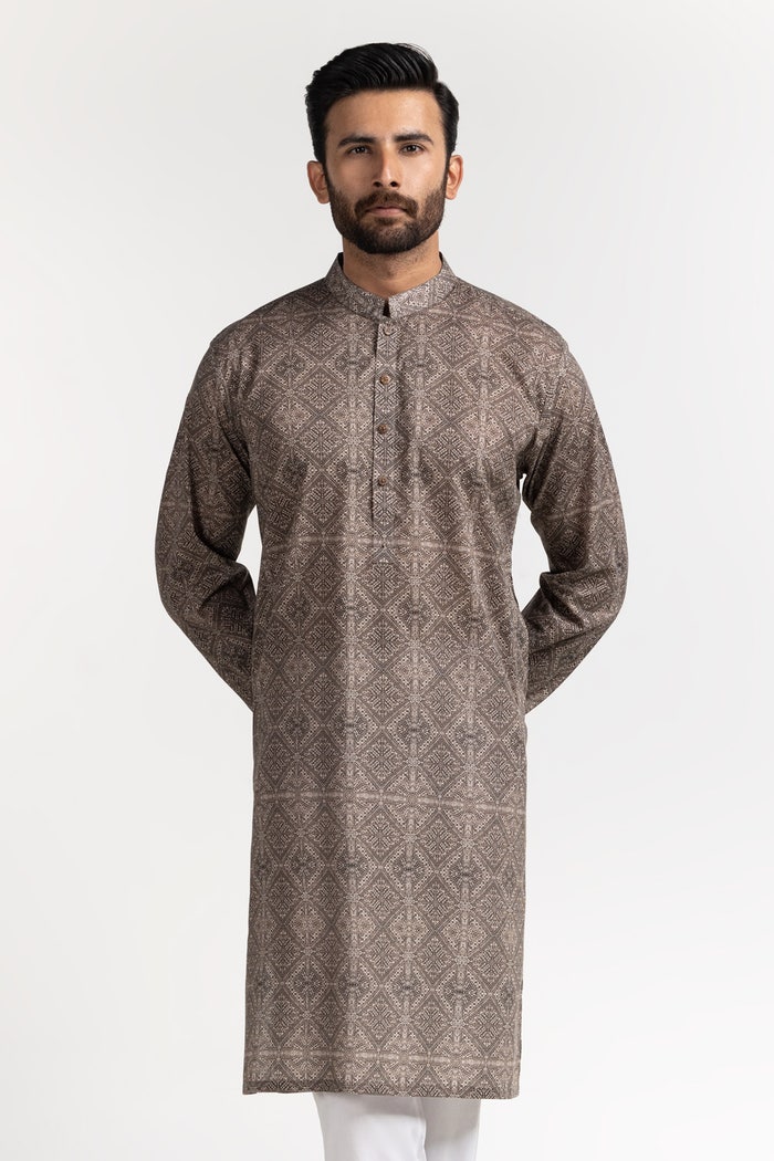 Gul Ahmed Ready to Wear Mud Styling Kurta KR-STY24-053