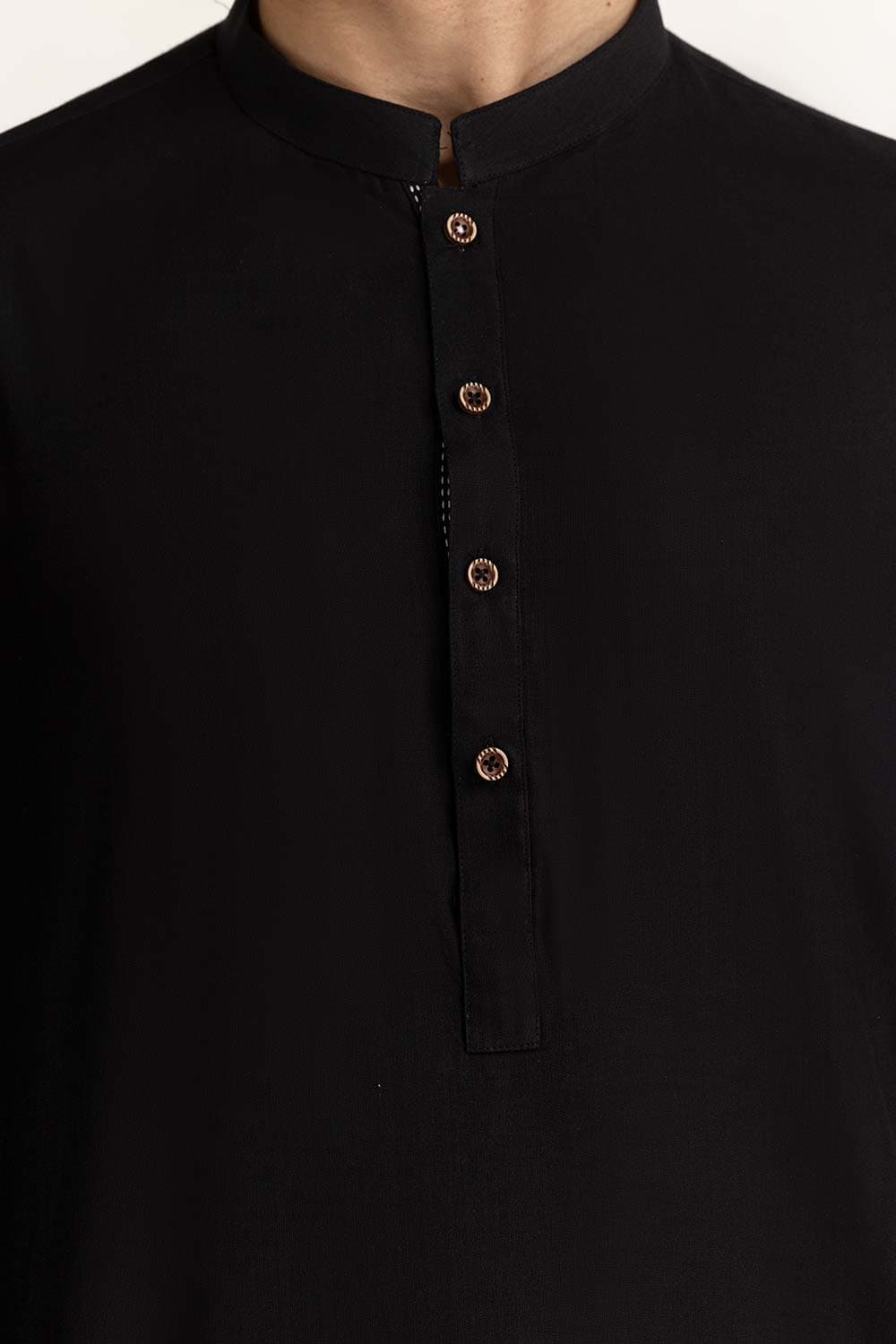 Gul Ahmed Ready to Wear Black Styling Kurta KR-STY24-069