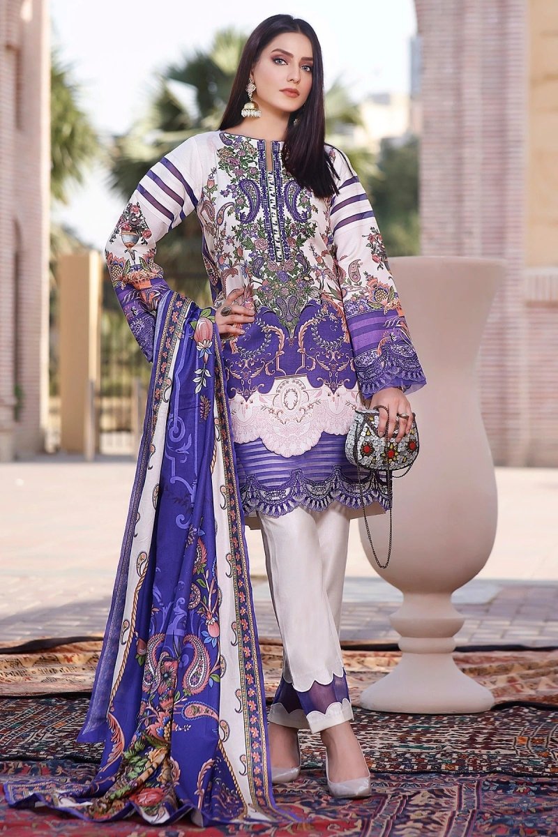 Jade Classic Revitalized by Firdous Lawn 3 Piece Unstitched Serene Khaddar Suit -KS-19862