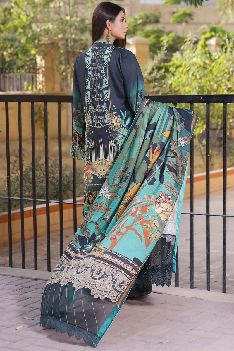 Jade Classic Revitalized by Firdous Lawn 3 Piece Unstitched Serene Khaddar Suit -KS-19863