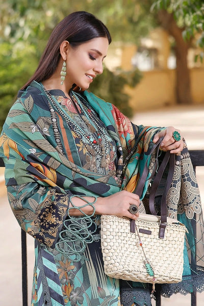 Jade Classic Revitalized by Firdous Lawn 3 Piece Unstitched Serene Khaddar Suit -KS-19863