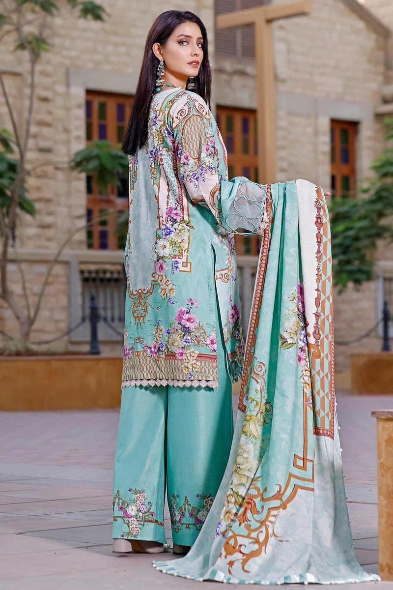 Jade Classic Revitalized by Firdous Lawn 3 Piece Unstitched Serene Khaddar Suit -KS-19864