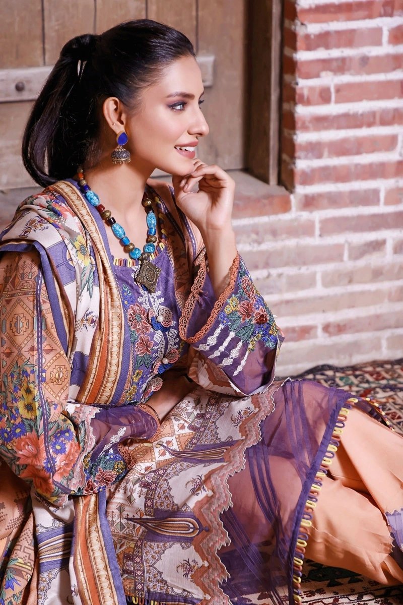 Jade Classic Revitalized by Firdous Lawn 3 Piece Unstitched Serene Khaddar Suit -KS-19866