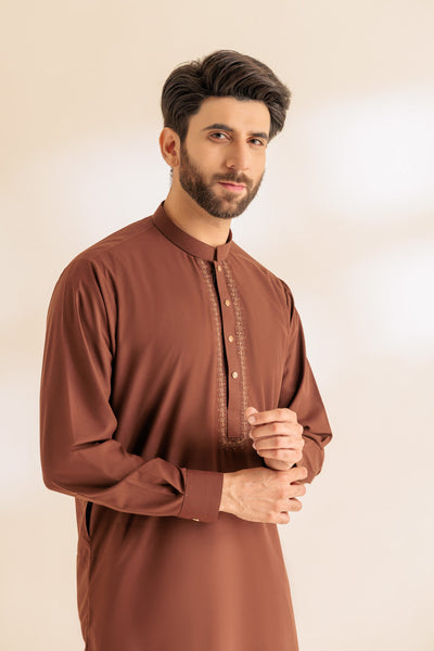 BONANZA MEN'S 2 PIECE SYRUP-BLENDED-KURTA SHALWAR - KSRS24-027