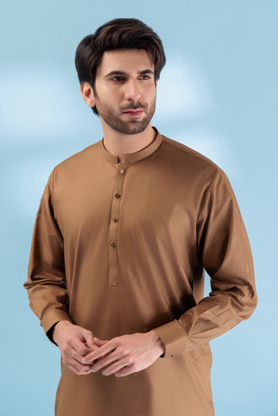 BONANZA MEN'S 2 PIECE P-BUTTER-BLENDED-KURTA SHALWAR - KSRW23-022