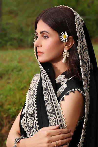 Gul Ahmed 3PC Velvet Jacquard Stitched Suit KVJ-32001
