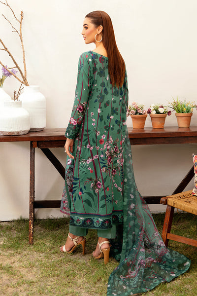 Ramsha 3 Piece Stitched Embroidered lawn Suit - L-1202