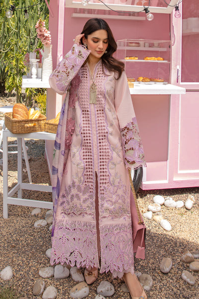 Rang Rasiya 3 Piece Unstitched Embroidered Festive Lawn Suit - LEAH