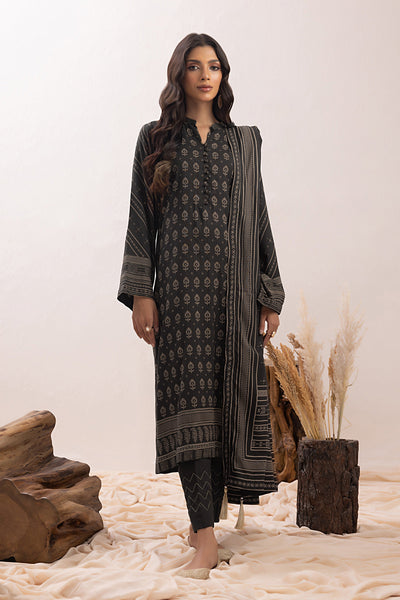 Lakhany 3 Piece Unstitched Pashmina Prints Suit LG-AM-0049-B