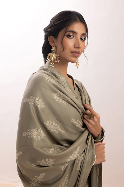 Lakhany 3 Piece Unstitched Pashmina Prints Suit LG-AM-0050-B