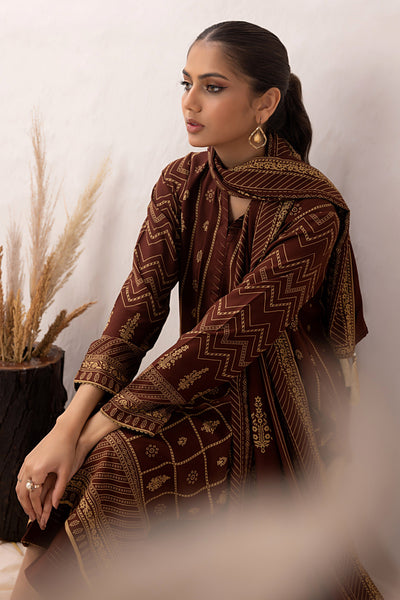 Lakhany 3 Piece Stitched Pashmina Prints Suit LG-AM-0071(B)