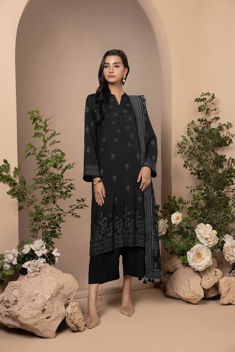 Lakhany 03 Piece Unstitched Printed Marina Suit - LG-AR-0029-C