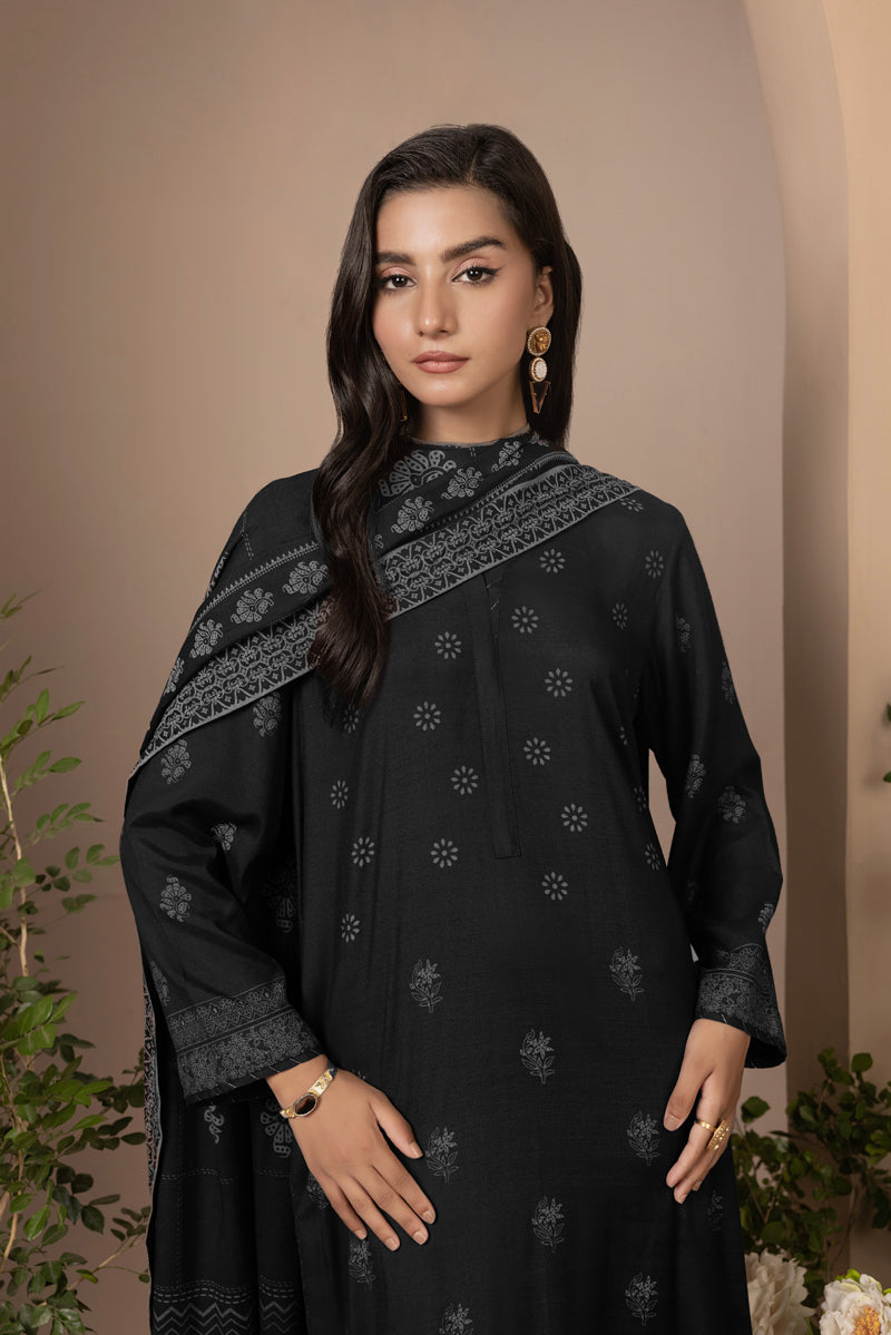 Lakhany 03 Piece Unstitched Printed Marina Suit - LG-AR-0029-C