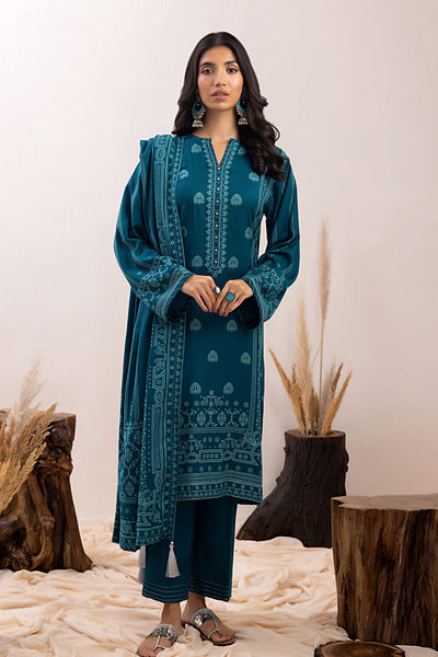 Lakhany 3 Piece Unstitched Pashmina Prints Suit LG-IZ-0019-B