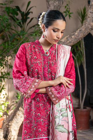 Lakhany 03 Piece Unstitched Dastan Printed Khaddar Suit - LG-MB-0013