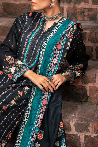 Lakhany 03 Piece Unstitched Dastan Printed Khaddar Suit - LG-RL-0079