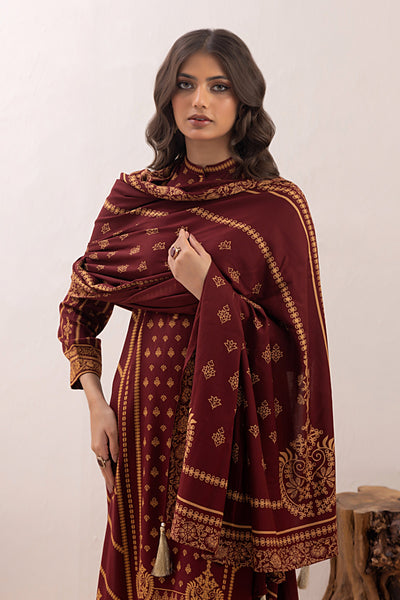 Lakhany 3 Piece Stitched Pashmina Prints Suit LG-RM-0057(B)
