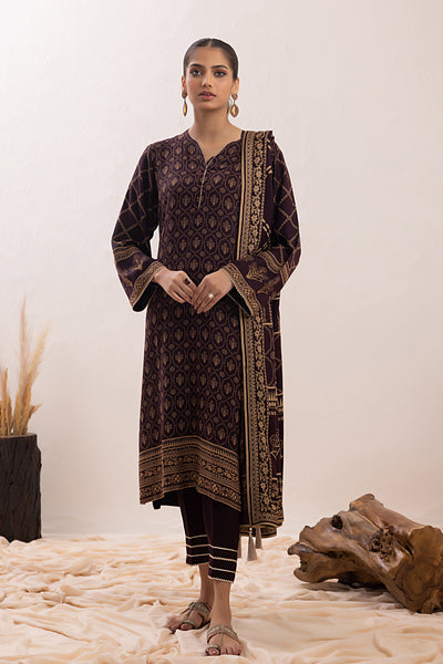 Lakhany 3 Piece Unstitched Pashmina Prints Suit LG-RM-0012-C