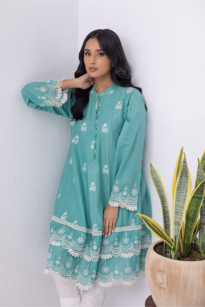 Lakhany 01 Piece Ready to Wear Dyed Embroidered Shirt - LG-SK-0061
