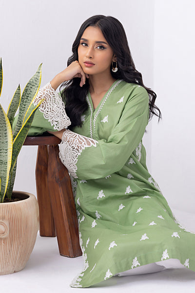 Lakhany 01 Piece Ready to Wear Dyed Embroidered Shirt - LG-SK-0062