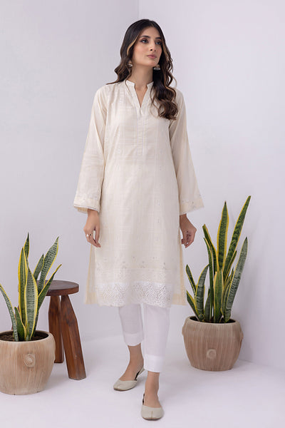 Lakhany 01 Piece Ready to Wear Dyed Embroidered Shirt - LG-SK-0063
