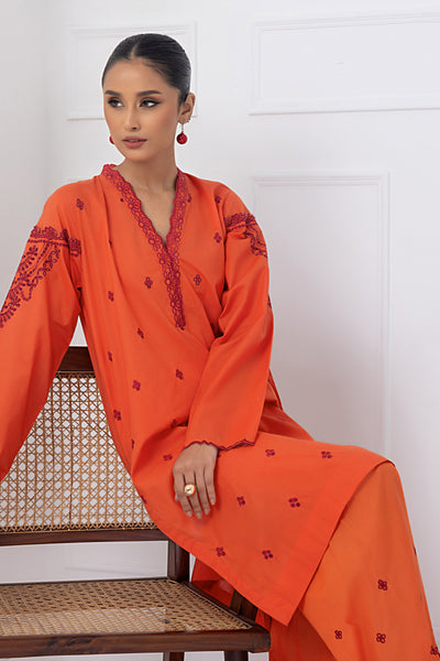 Lakhany 02 Piece Ready to Wear Embroidered Shirt & Trouser - LG-SK-0079