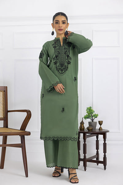 Lakhany 02 Piece Ready to Wear Embroidered Shirt & Trouser - LG-SK-0086