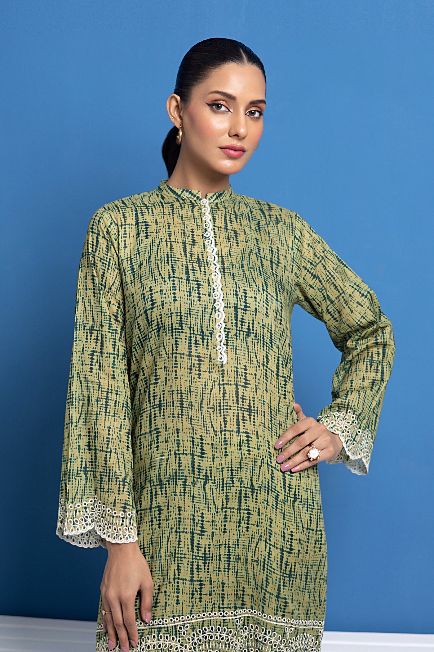 Lakhany 02 Piece Ready to Wear Embroidered Shirt & Trouser - LG-SK-0096
