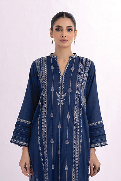 Lakhany 01 Piece Ready to Wear Dyed Embroidered Shirt - LG-SK-0119