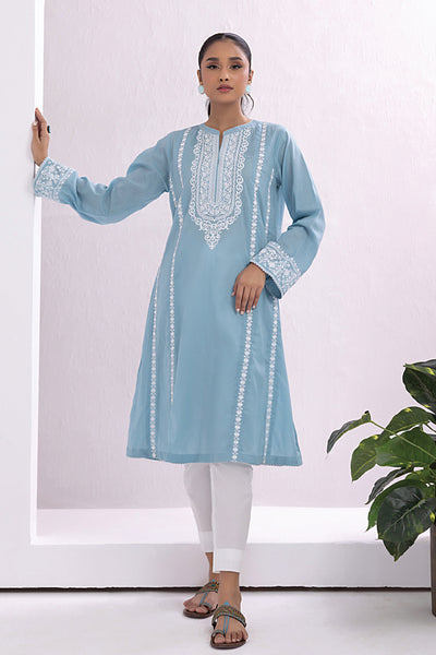 Lakhany 01 Piece Ready to Wear Dyed Embroidered Shirt - LG-SK-0128