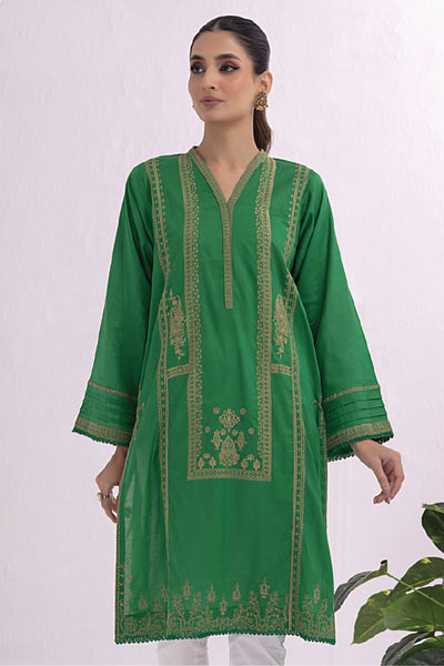 Lakhany 01 Piece Ready to Wear Dyed Embroidered Shirt - LG-SK-0137
