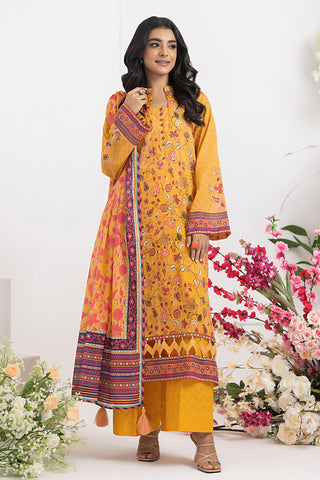 Lakhany 03 Piece Unstitched Komal Printed Lawn Suit - LG-SR-0138-A