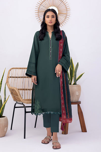 Lakhany 03 Piece Ready to Wear Dyed Embroidered Suit - LG-SS-0300
